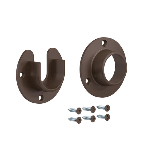 0010 Heavy-Duty Closet Pole Flanges