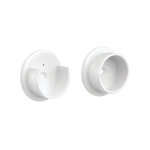 0037 Plastic Closet Pole Sockets