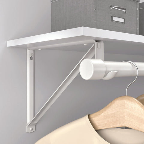 0046 Heavy-Duty Shelf and Rod Bracket Hardware Pack