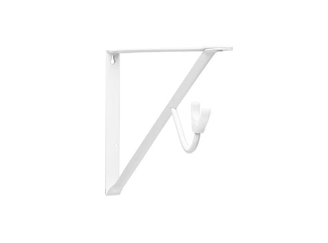 0495 Heavy-Duty Slide‑Thru™ Shelf and Rod Bracket with 3" Hook