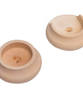 0037 Wood Closet Pole Sockets