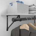 0044 Fixed Shelf and Rod Bracket with 3” Hook