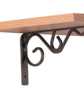 0087 Iron Daisy Decorative Shelf Bracket