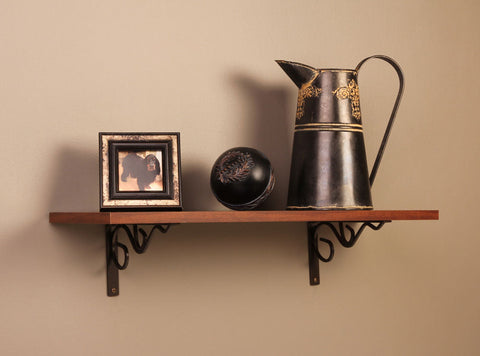 0087 Iron Daisy Decorative Shelf Bracket