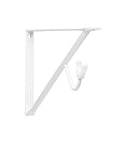 0496 Heavy-Duty Slide‑Thru™ Shelf and Rod Bracket with 3" Hook