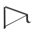 0045 Fixed Shelf and Rod Bracket with 3” Hook