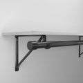 0045 Fixed Shelf and Rod Bracket with 3” Hook