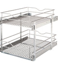 DBLMUB Pull-Out Storage with Double Height-Adjustable Wire Baskets