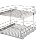DBLMUB Pull-Out Storage with Double Height-Adjustable Wire Baskets