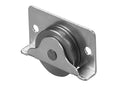 607 Heavy-Duty Ball-Bearing Round Groove Sheave with Side Fastening Plate