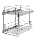 DBLMUB Pull-Out Storage with Double Height-Adjustable Wire Baskets