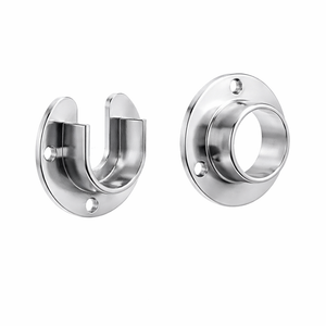 0039 Steel Closet Pole Sockets