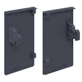 KVSDBB 7803 AN Flowbox In-Box front panel holders without gallery railing, Anthracite