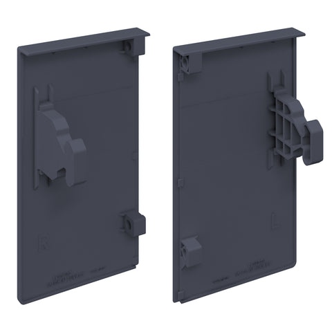 KVSDBB 7803 AN Flowbox In-Box front panel holders without gallery railing, Anthracite