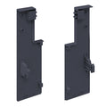 KVSDBB 7807 AN Flowbox In-Box front panel holders with side/front gallery railing, Anthracite