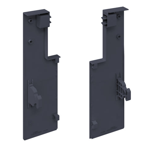 KVSDBB 7807 AN Flowbox In-Box front panel holders with side/front gallery railing, Anthracite
