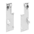 KVSDBB 7808 WH Flowbox In-Box front panel holders with front gallery railing, White