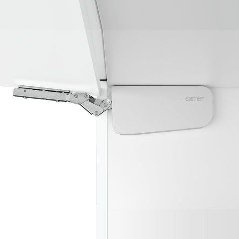 KVSL B WH Solo-Mech lift system, White, installed product rendering