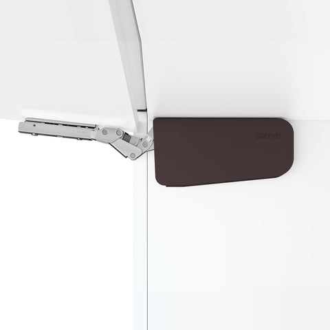 KVSL C MC Solo-Mech lift system, Mocha, installed product rendering