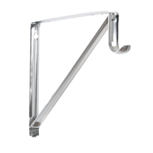 0045 Fixed Shelf and Rod Bracket with 3” Hook