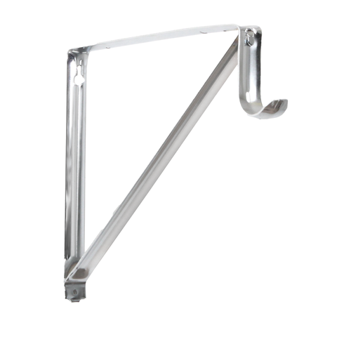 0045 Fixed Shelf and Rod Bracket with 3” Hook