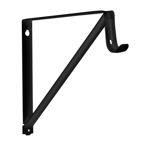 0045 Fixed Shelf and Rod Bracket with 3” Hook