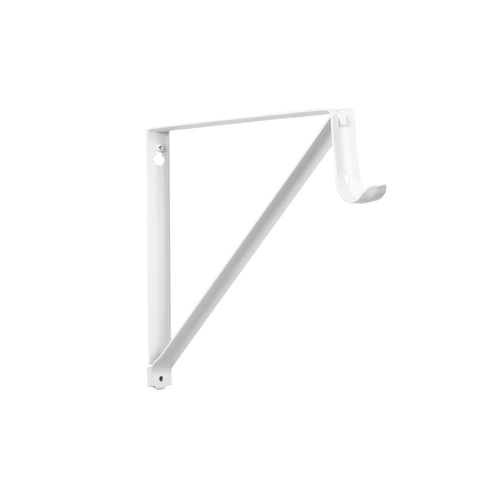 0045 Fixed Shelf and Rod Bracket with 3” Hook