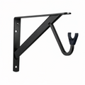 0495 Heavy-Duty Slide‑Thru™ Shelf and Rod Bracket with 3" Hook