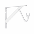 0495 Heavy-Duty Slide‑Thru™ Shelf and Rod Bracket with 3" Hook