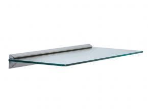 89 CHR 31624 Straight Glass Shelf Kit, Chrome Finish