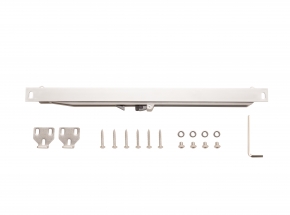 FRSC Soft-close Add-on for Flat Rail Barn Door Hardware, Stainless Steel Finish