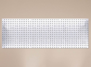 HEAVYWEIGHT 0204 16" x 48" Diamond Plate Steel Pegboard