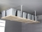 80842 HyLoft® 34" x 26" Ceiling Storage Rack, White (Lumber Not Included)